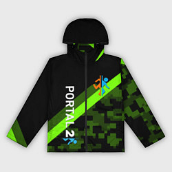 Женская ветровка Portal camo steel geometry