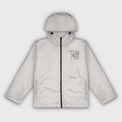 Ветровка с капюшоном женская Таня вязью - чёрная надпись, цвет: 3D-черный