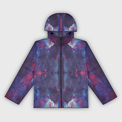 Ветровка с капюшоном женская Космическая паутина, цвет: 3D-черный