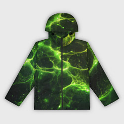 Женская ветровка Зеленые волокна текстура