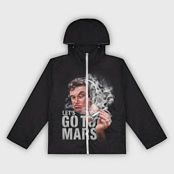Женская ветровка Илон Маск - Lets go to Mars