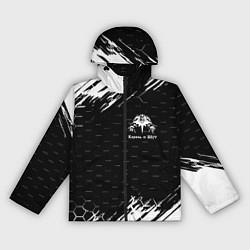 Ветровка с капюшоном женская Король и шут краски броня, цвет: 3D-черный