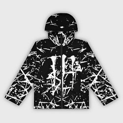 Женская ветровка Monster energy белые штрихи краско