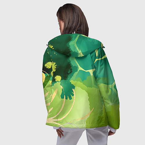 Женская ветровка Вдохновленный природой / 3D-Белый – фото 4