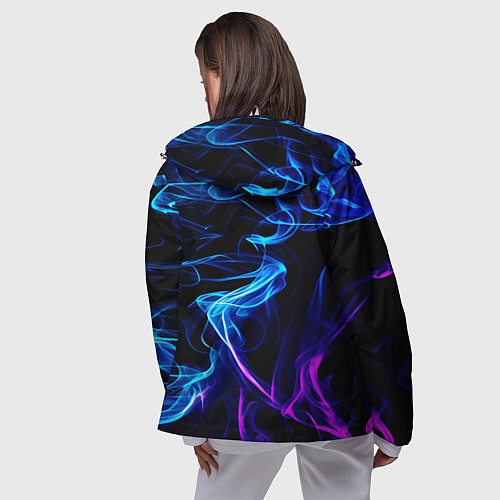 Женская ветровка Color blue pink / 3D-Белый – фото 4