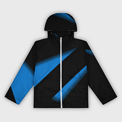 Женская ветровка Color blue black line