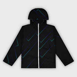 Женская ветровка Color blue black