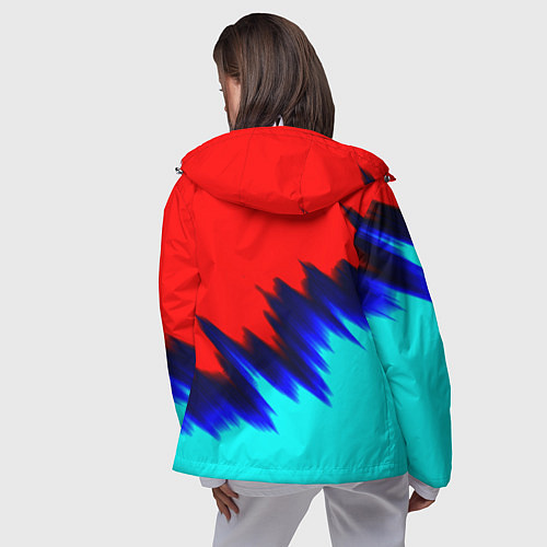 Женская ветровка Dota краски / 3D-Белый – фото 4