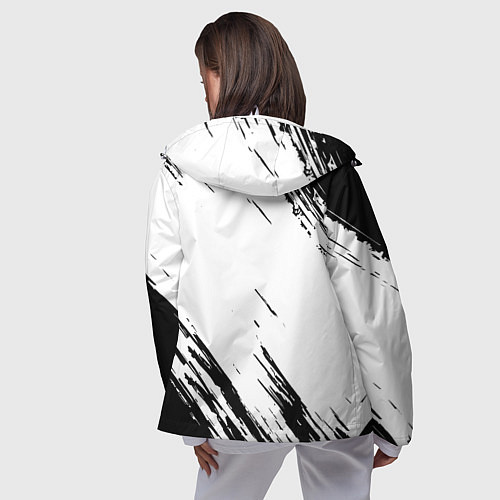 Женская ветровка Monster energy черно краски / 3D-Белый – фото 4