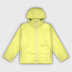 Ветровка с капюшоном женская Сливочно жёлтый цвет, цвет: 3D-белый