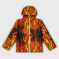 Женская ветровка Языки пламени арт