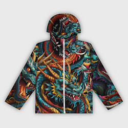 Женская ветровка Татуировка дракона ирезуми