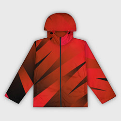 Женская ветровка Красно-коричневый абстрактные полосы