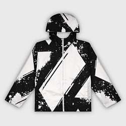 Женская ветровка Color black white