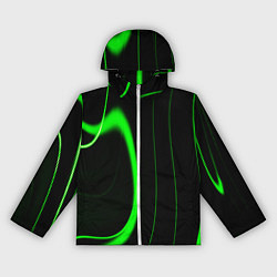 Женская ветровка Color green light green black