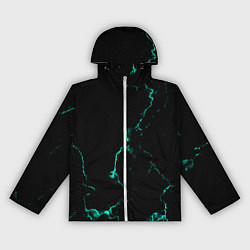 Женская ветровка Color black turquoise