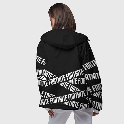 Женская ветровка Fortnite x pubg / 3D-Белый – фото 4