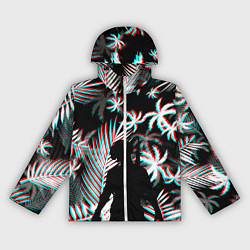 Женская ветровка Pubg тропики глитч