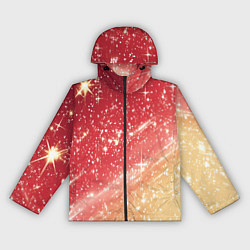 Женская ветровка Розово-золотая текстура с блеском