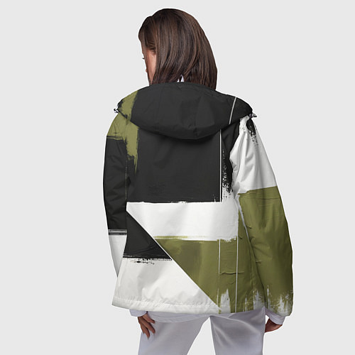 Женская ветровка Ford эмблема / 3D-Белый – фото 4