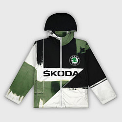 Женская ветровка Skoda логотип