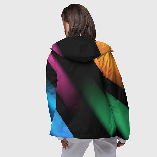 Женская ветровка Multicoloured / 3D-Белый – фото 4