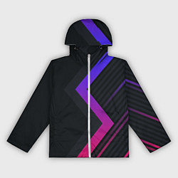 Женская ветровка Color black line
