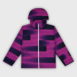Ветровка с капюшоном женская Color pink square, цвет: 3D-белый