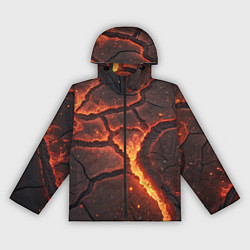 Женская ветровка Огонь и лава