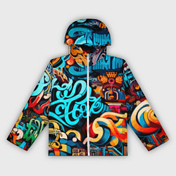 Женская ветровка Abstract graffiti - ai art