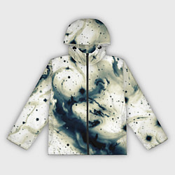 Женская ветровка Бежевый и тёмно-синий космическая абстракция