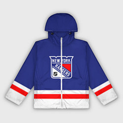 Ветровка с капюшоном женская Нью Йорк Рейнджерс хоккей, цвет: 3D-белый