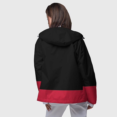 Женская ветровка Оттава Сенаторз хоккей / 3D-Белый – фото 4