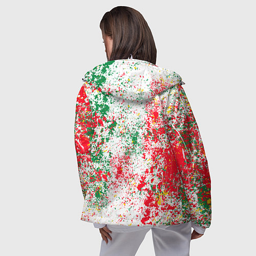 Женская ветровка Chicago Blackhawks NHL white / 3D-Белый – фото 4