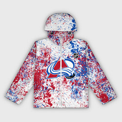 Ветровка с капюшоном женская Colorado Avalanche NHL white, цвет: 3D-белый