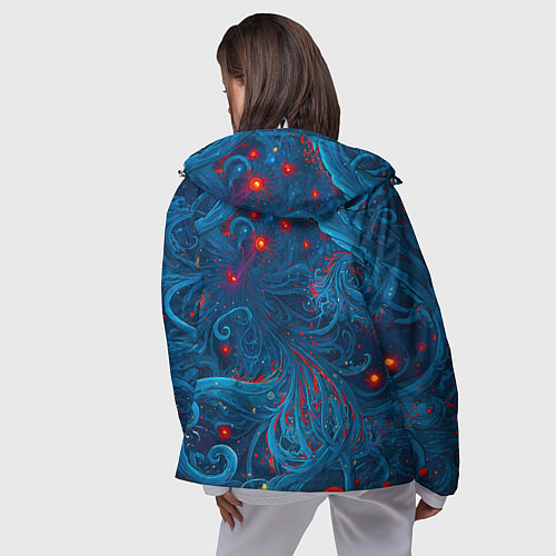 Женская ветровка Контакт с хаосом / 3D-Белый – фото 4