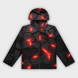 Женская ветровка Красная неоновая броня