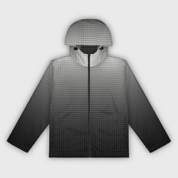 Женская ветровка Градиент металлический тёмно-серый