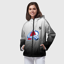 Ветровка с капюшоном женская Колорадо Эвеланш - черный градиент, цвет: 3D-черный — фото 2