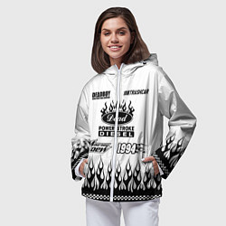 Ветровка с капюшоном женская Dead white - Bones, цвет: 3D-белый — фото 2