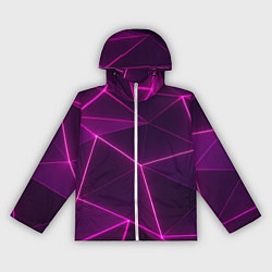 Женская ветровка Плиты с фиолетовыми гранями