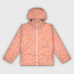 Женская ветровка Нежный персиковый текстурный однотонный