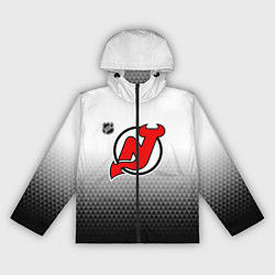 Женская ветровка Нью Джерси Девилз - из белого в черный