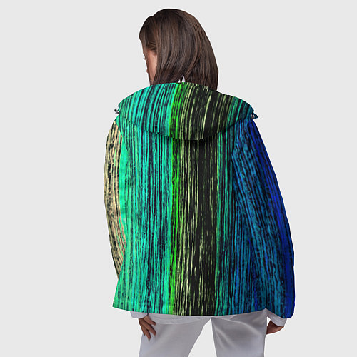 Женская ветровка Цветовая палитра / 3D-Белый – фото 4