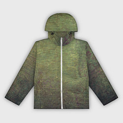 Женская ветровка Абстракция - old board painted with green paint