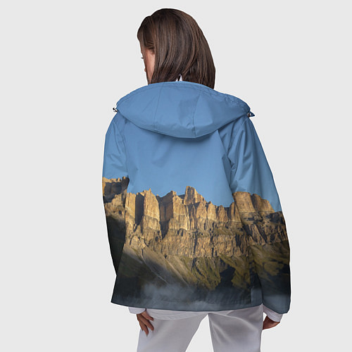 Женская ветровка Гора Метиген / 3D-Белый – фото 4