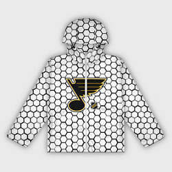 Женская ветровка Сент Луис Блюз - белые соты