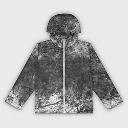 Женская ветровка Абстракция - grey and white wall with cracks