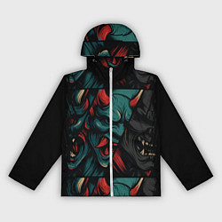 Женская ветровка Демоны Они - нейроарт