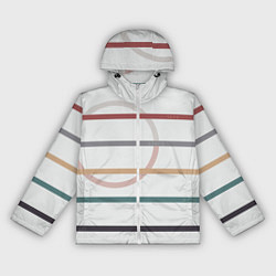 Женская ветровка Stripes and circle